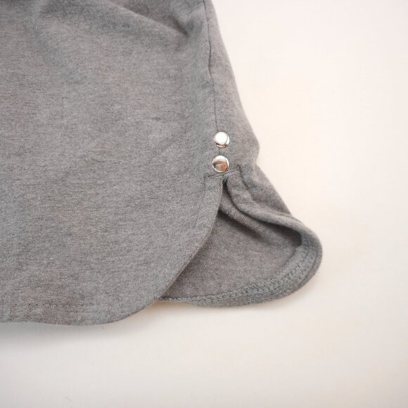 Weekends by Chicos size 4 Women's XXL Capri Lounge Pants Gray Pockets Pull-on - Picture 10 of 10